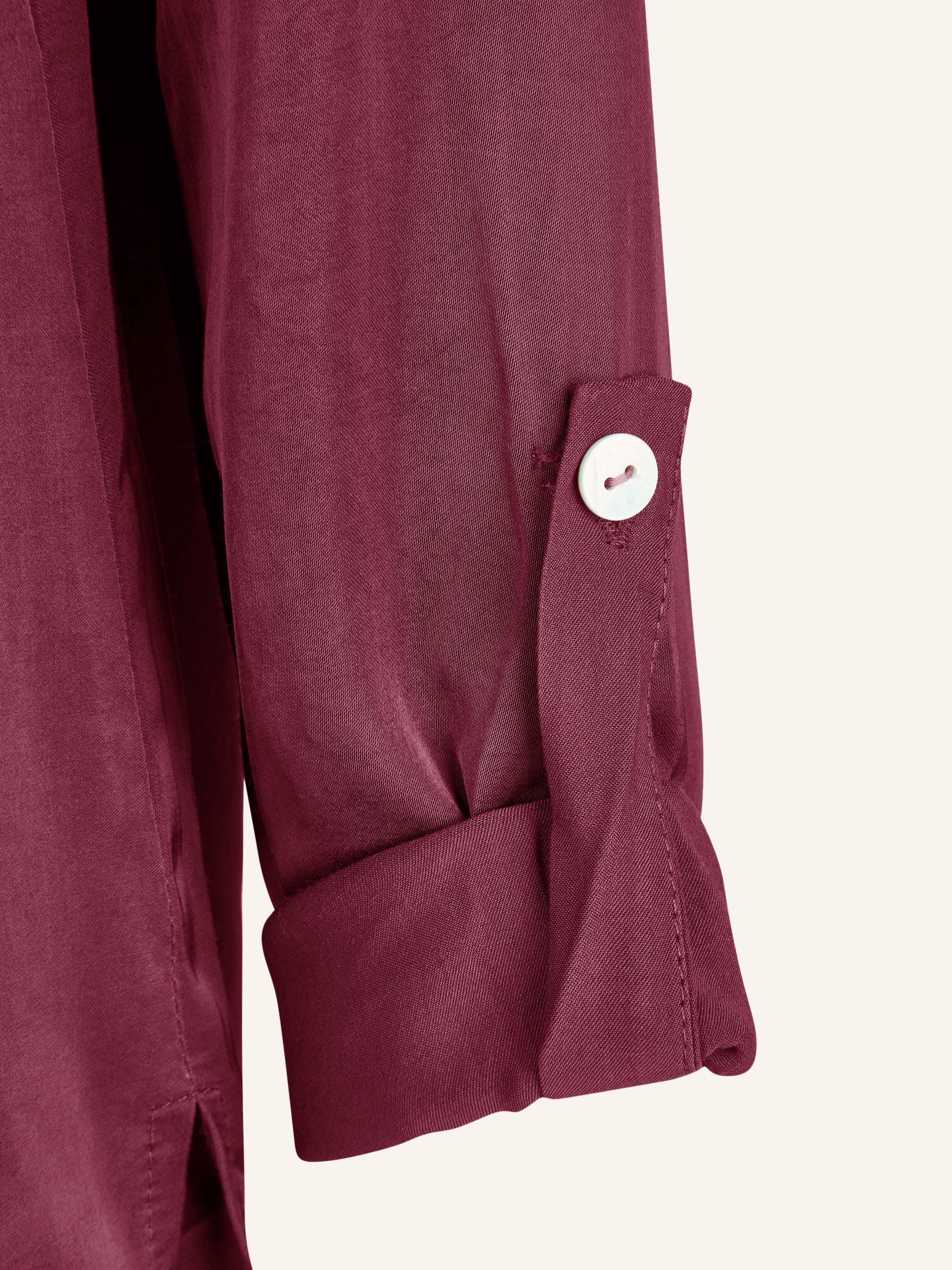 Bluse in Satin-Optik