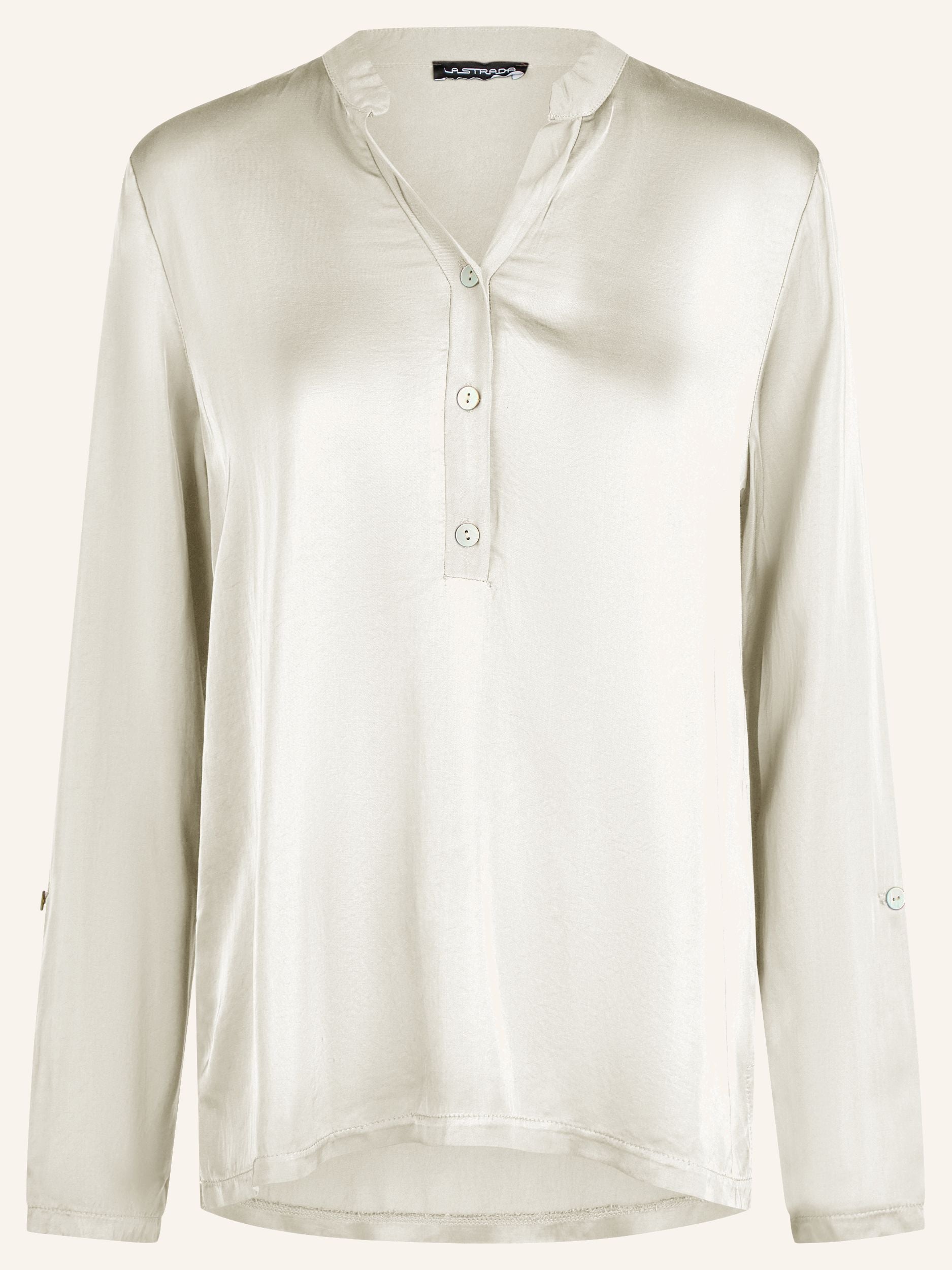 Bluse in Satin-Optik