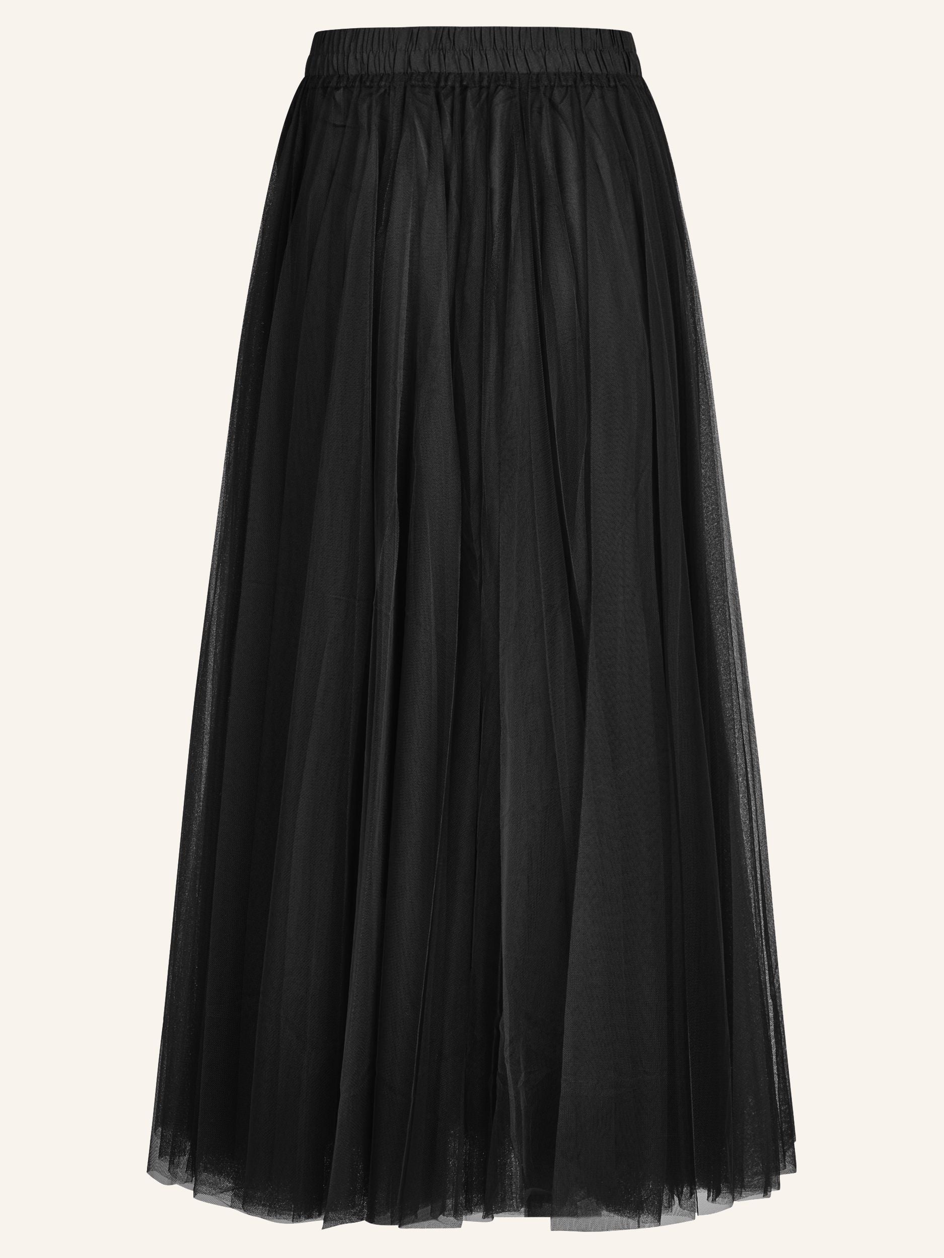 Tüllrock mit Satinband