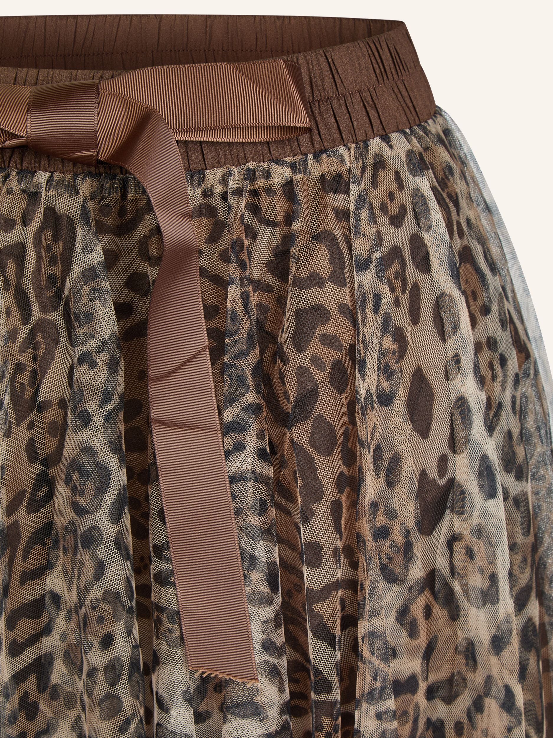 Leo-Tüllrock mit Satinband