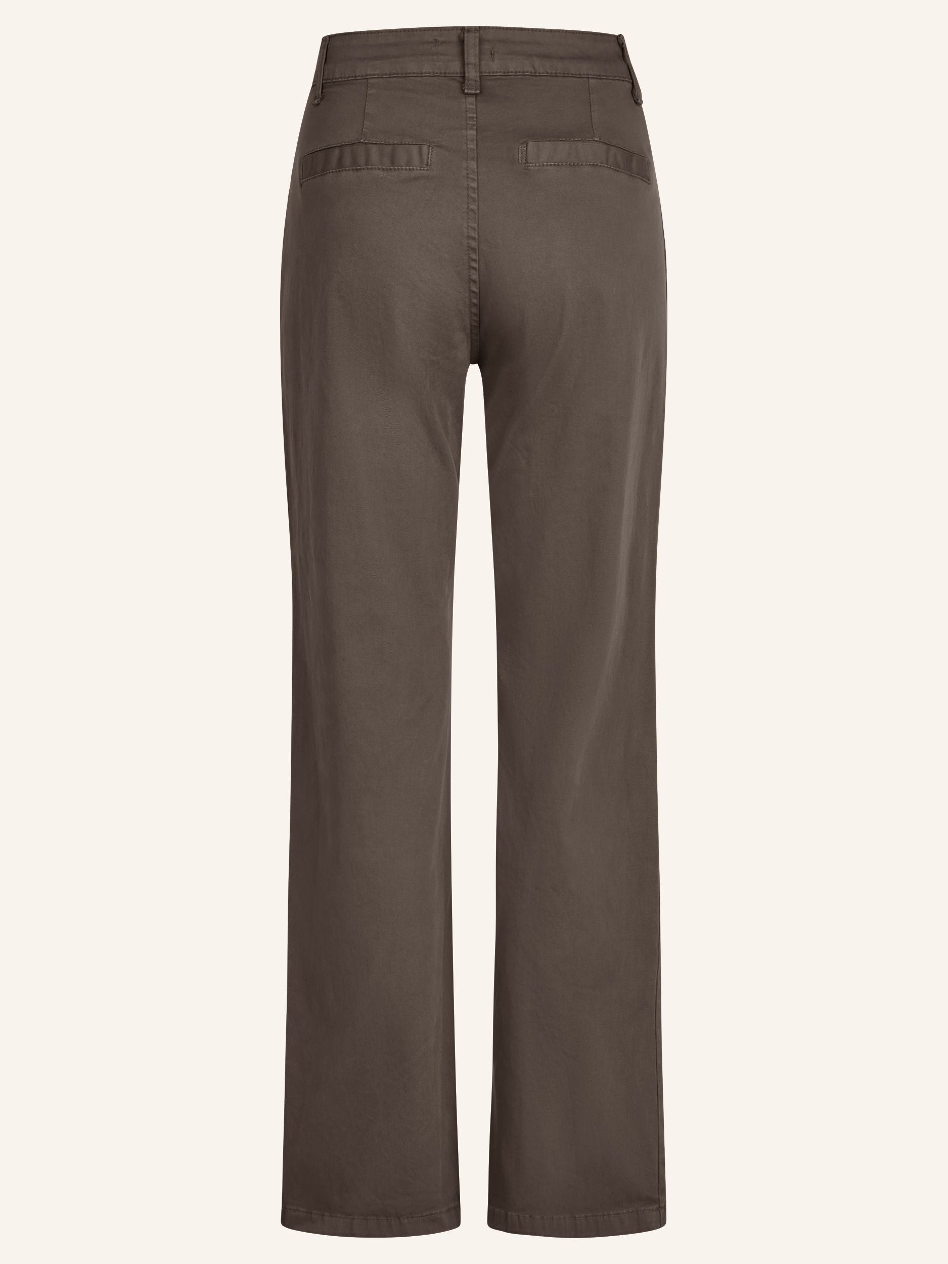 Wide-Leg-Hose aus Baumwoll-Stretch