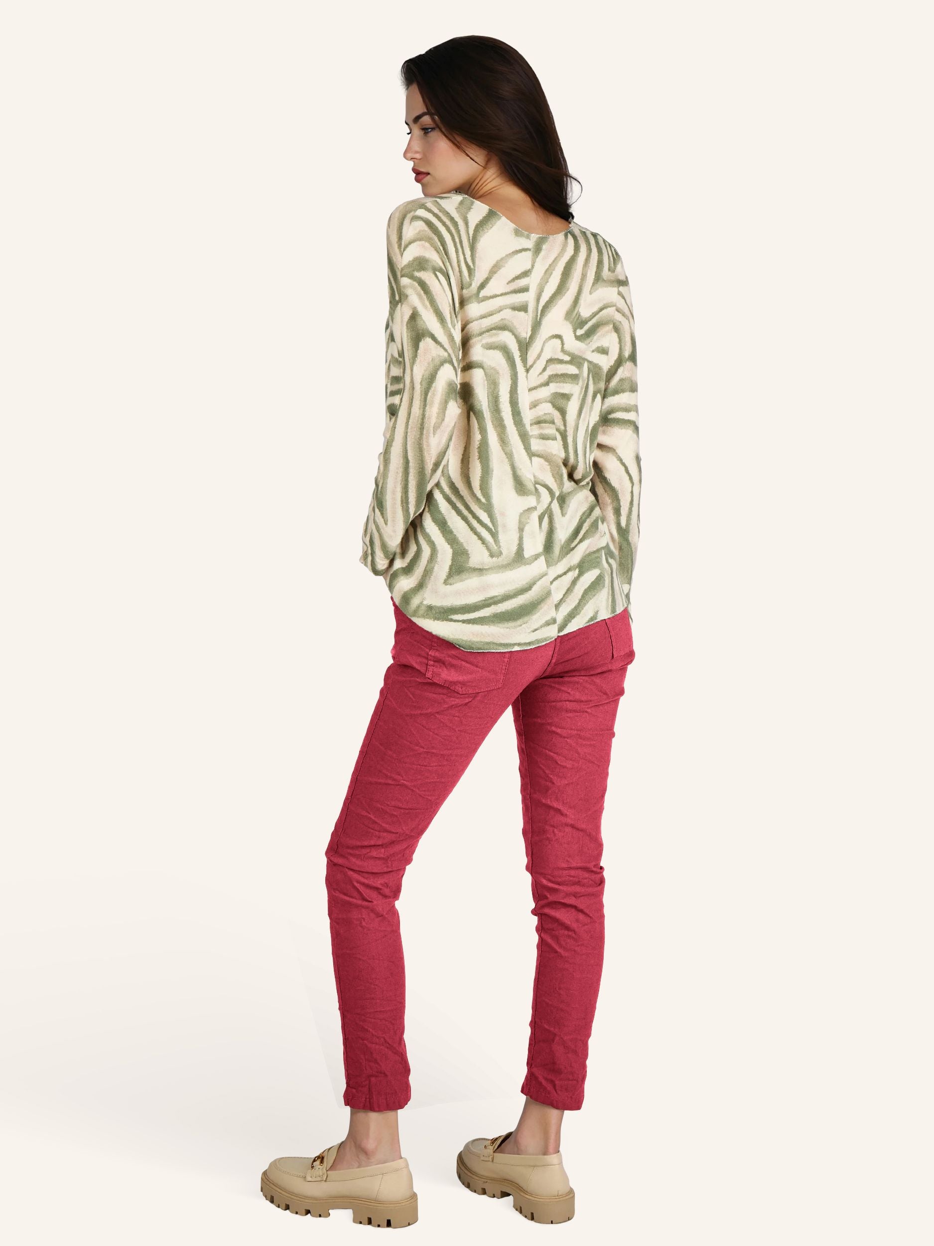 Freizeithose in Knitteroptik