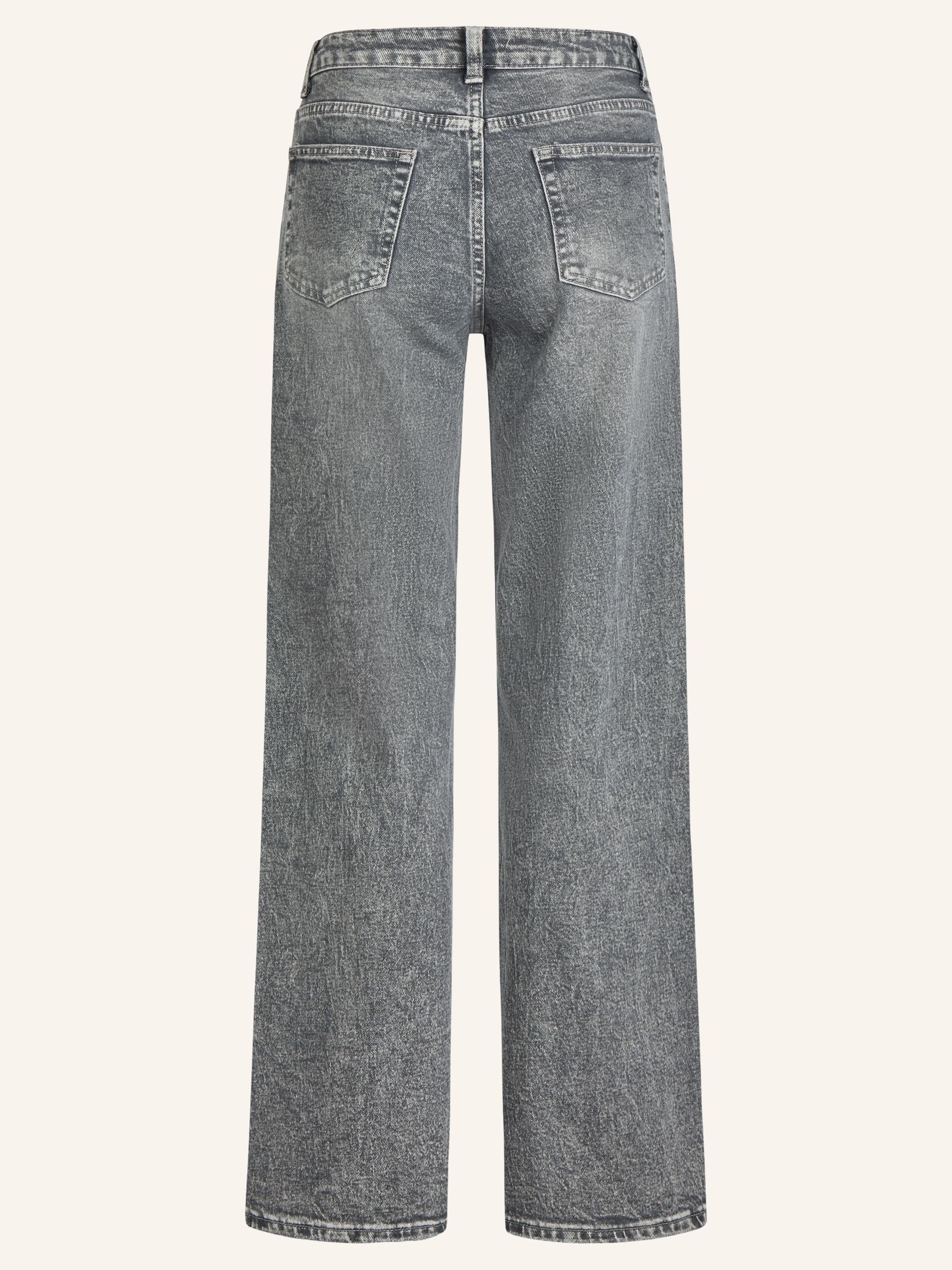 Jeanshose mit weitem Bein