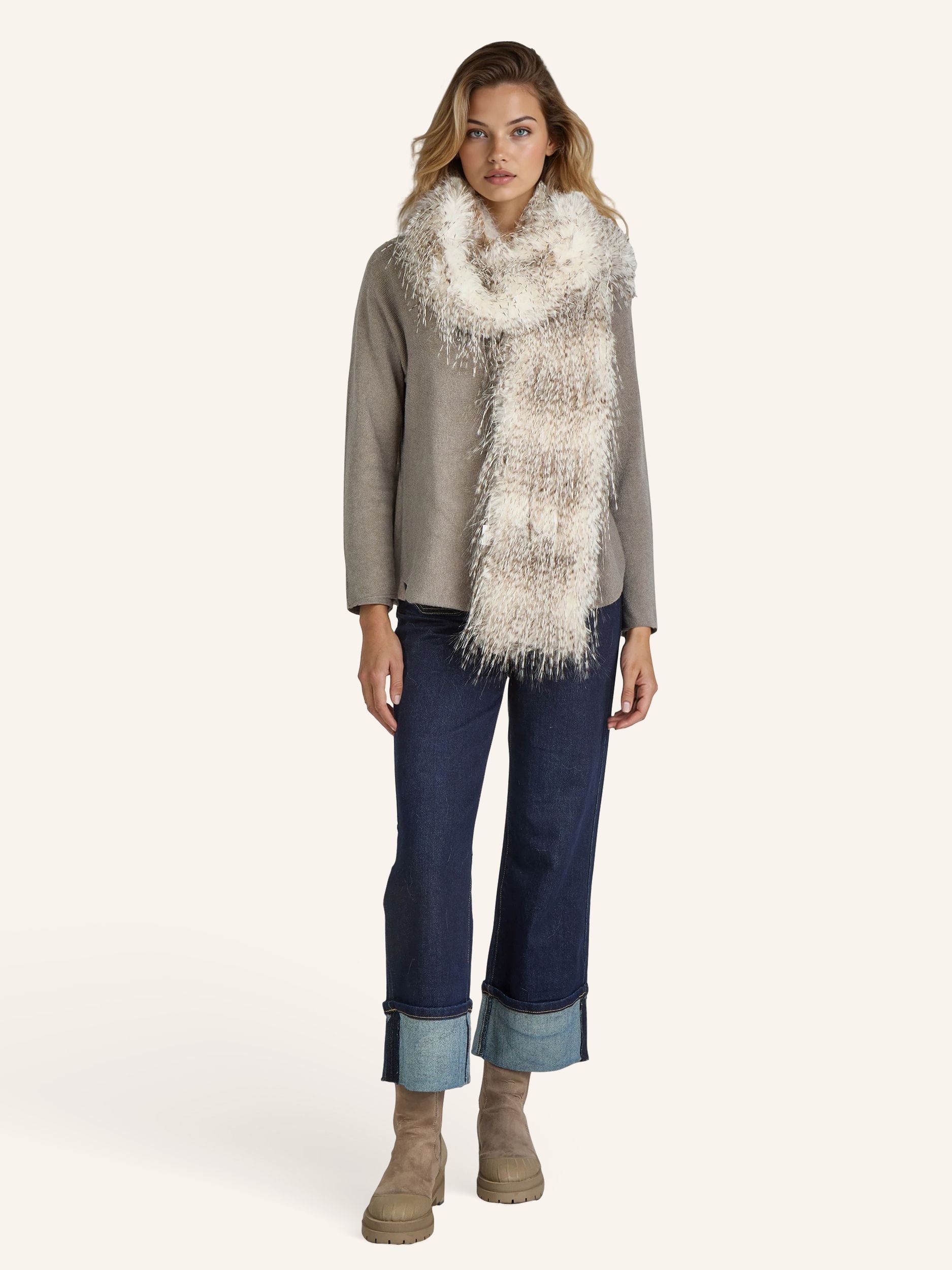Faux-Fur Schal