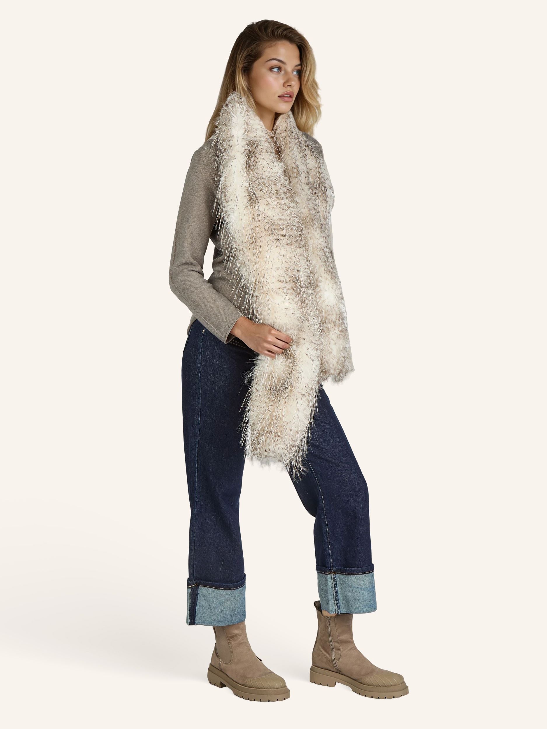 Faux-Fur Schal