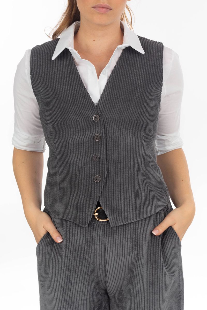 Cord vest