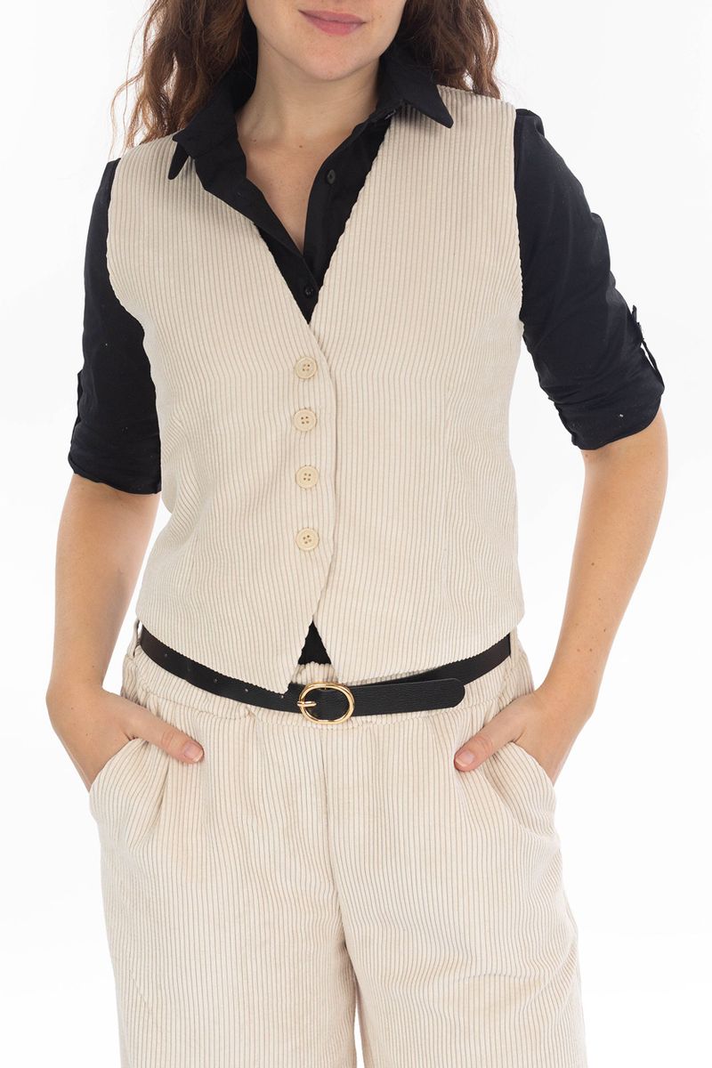 Cord vest