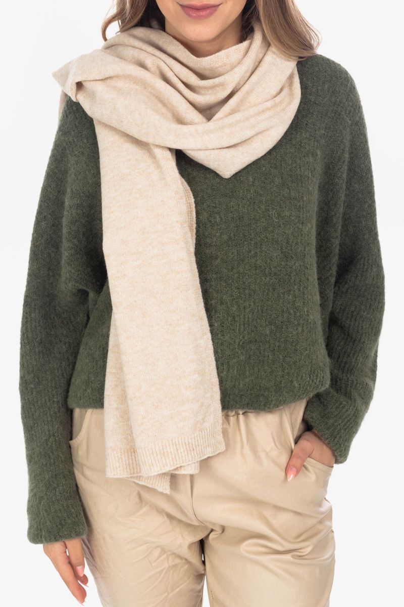 Écharpe simple tricot