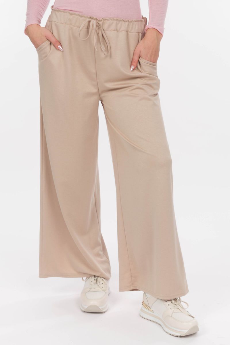 Palazzo Hose mit weitem Bein