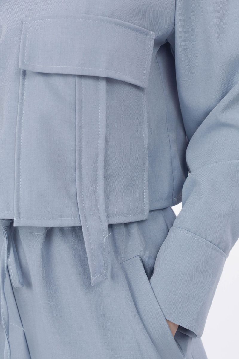 Short combination blouse
