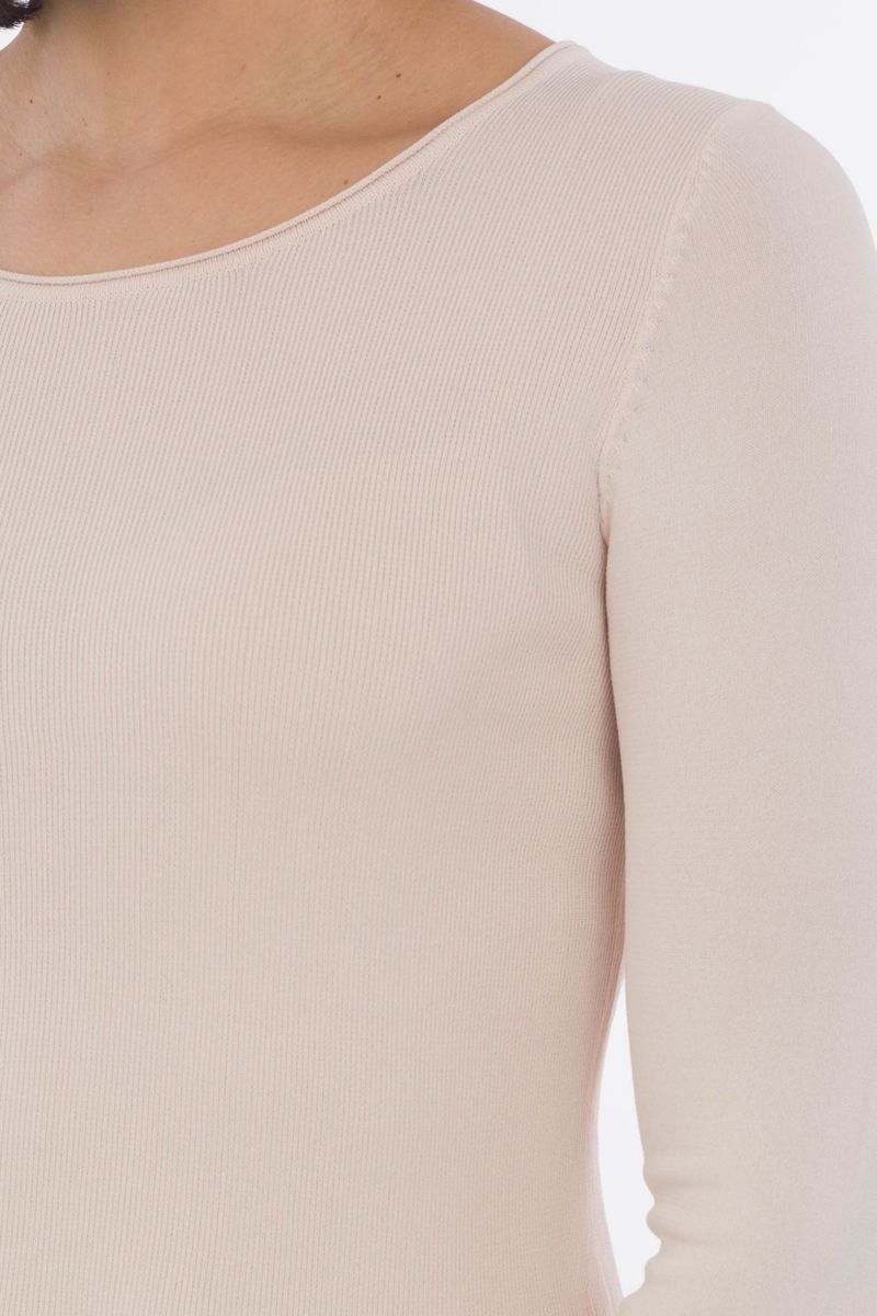 Maglione a maglia fine con perle