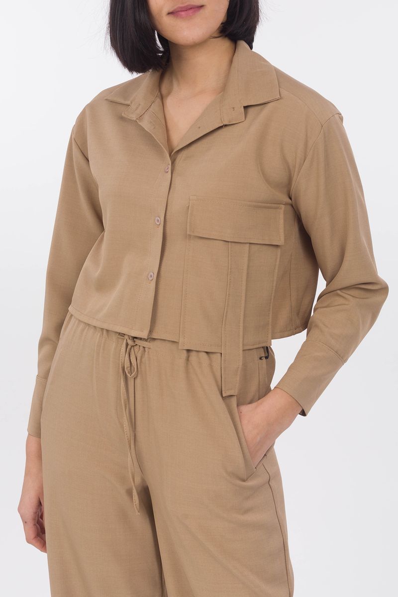 Short combination blouse