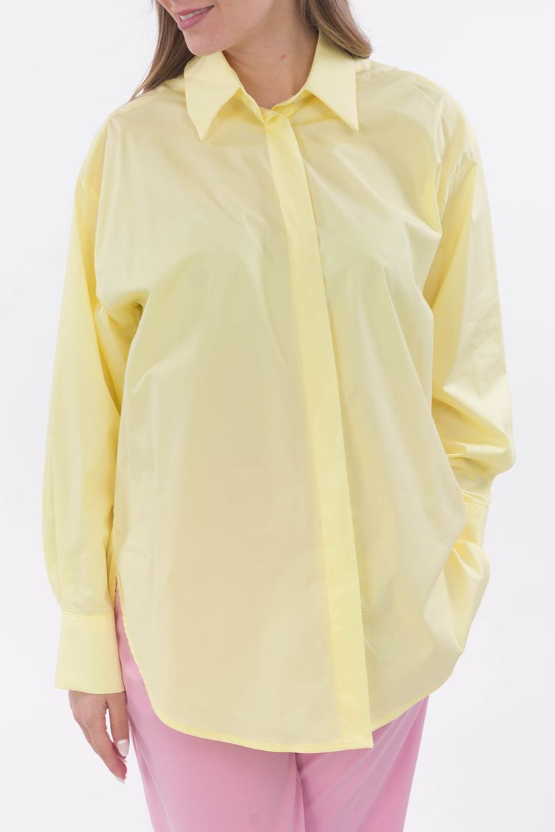 Bluse mit Rücken-Stickerei