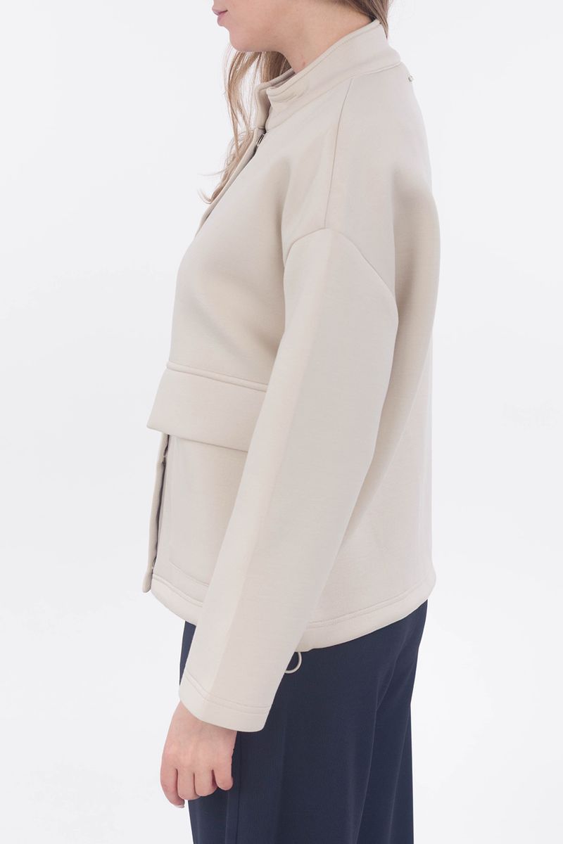 Sweat-Jacke mit Reißverschluss