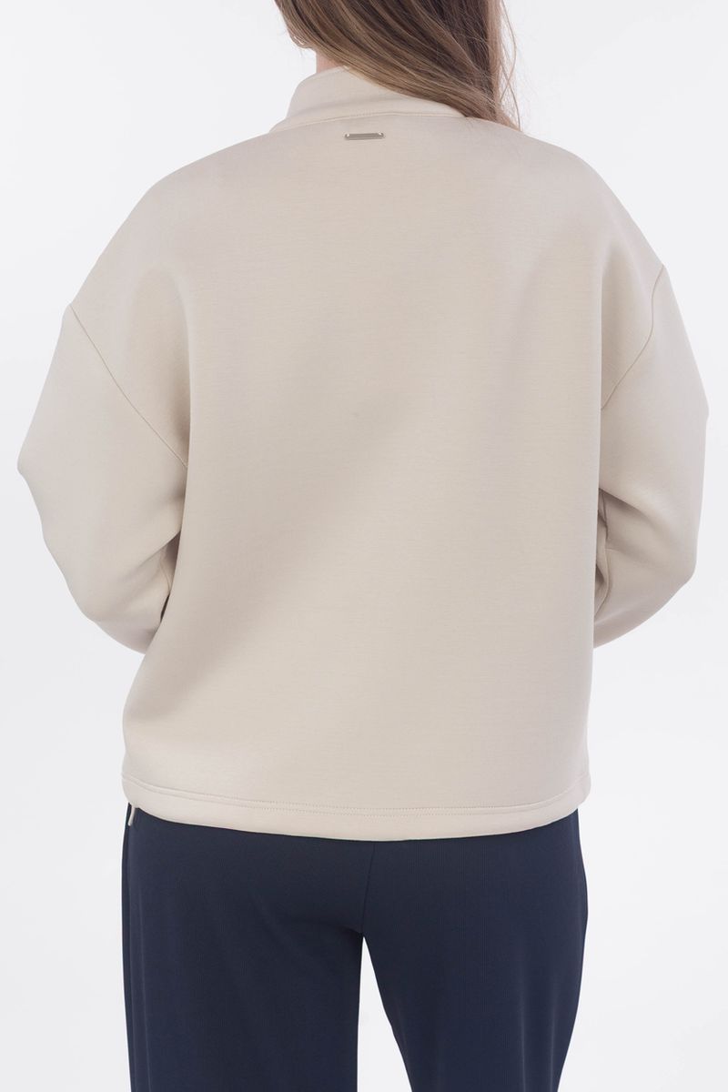 Sweat-Jacke mit Reißverschluss