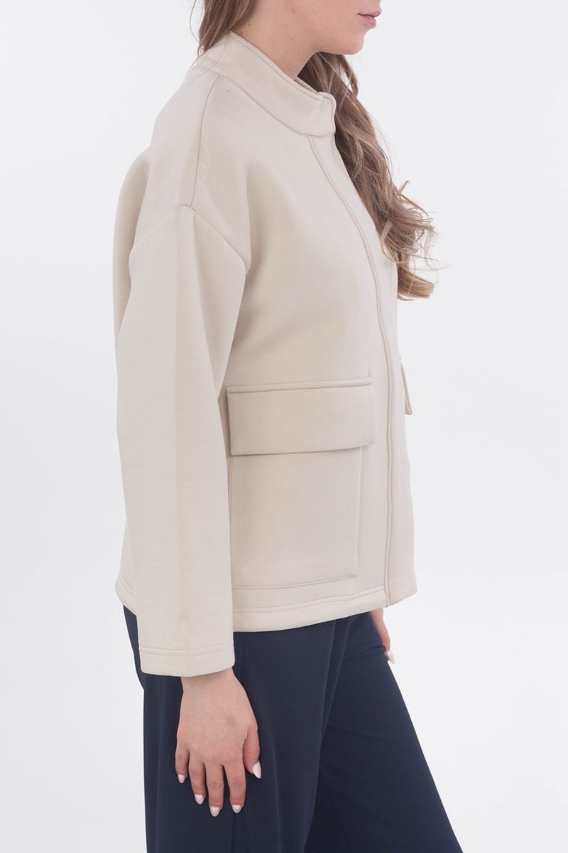 Sweat-Jacke mit Reißverschluss