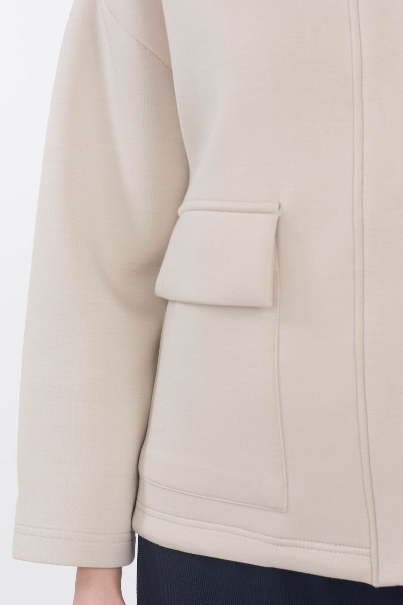 Sweat-Jacke mit Reißverschluss