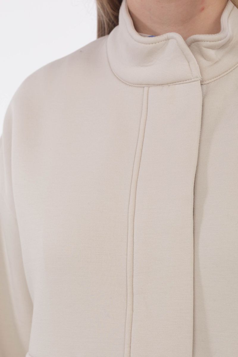 Sweat-Jacke mit Reißverschluss