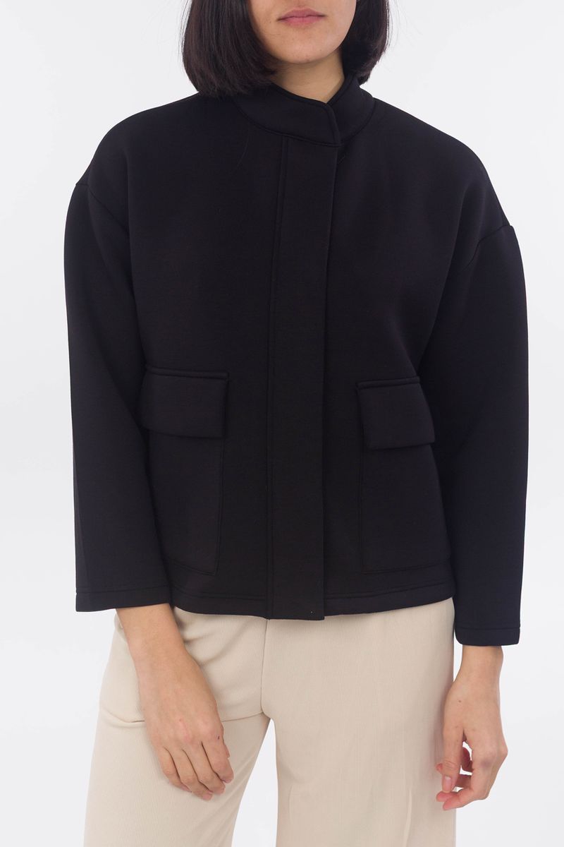 Sweat-Jacke mit Reißverschluss