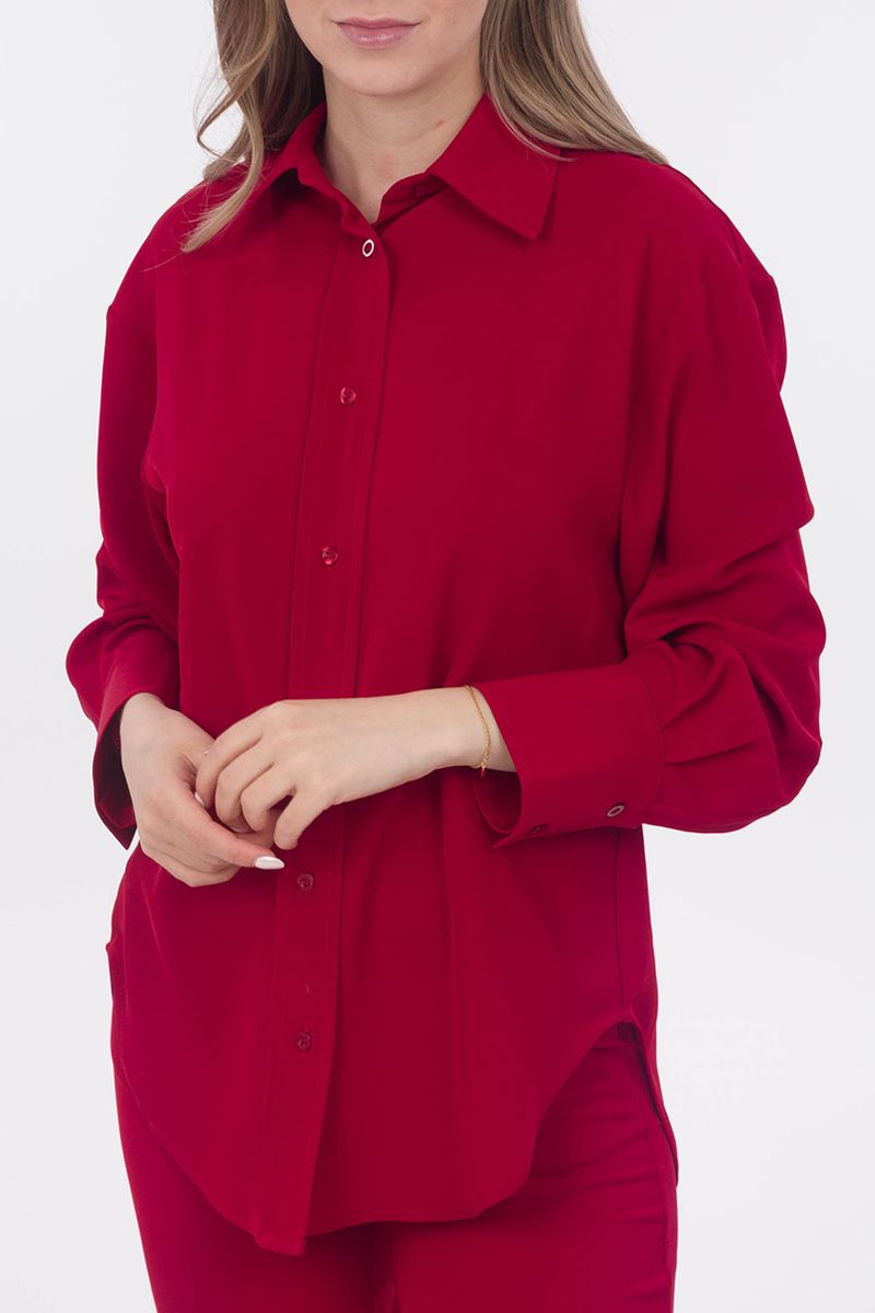 Uni-Bluse in Micro-Faser