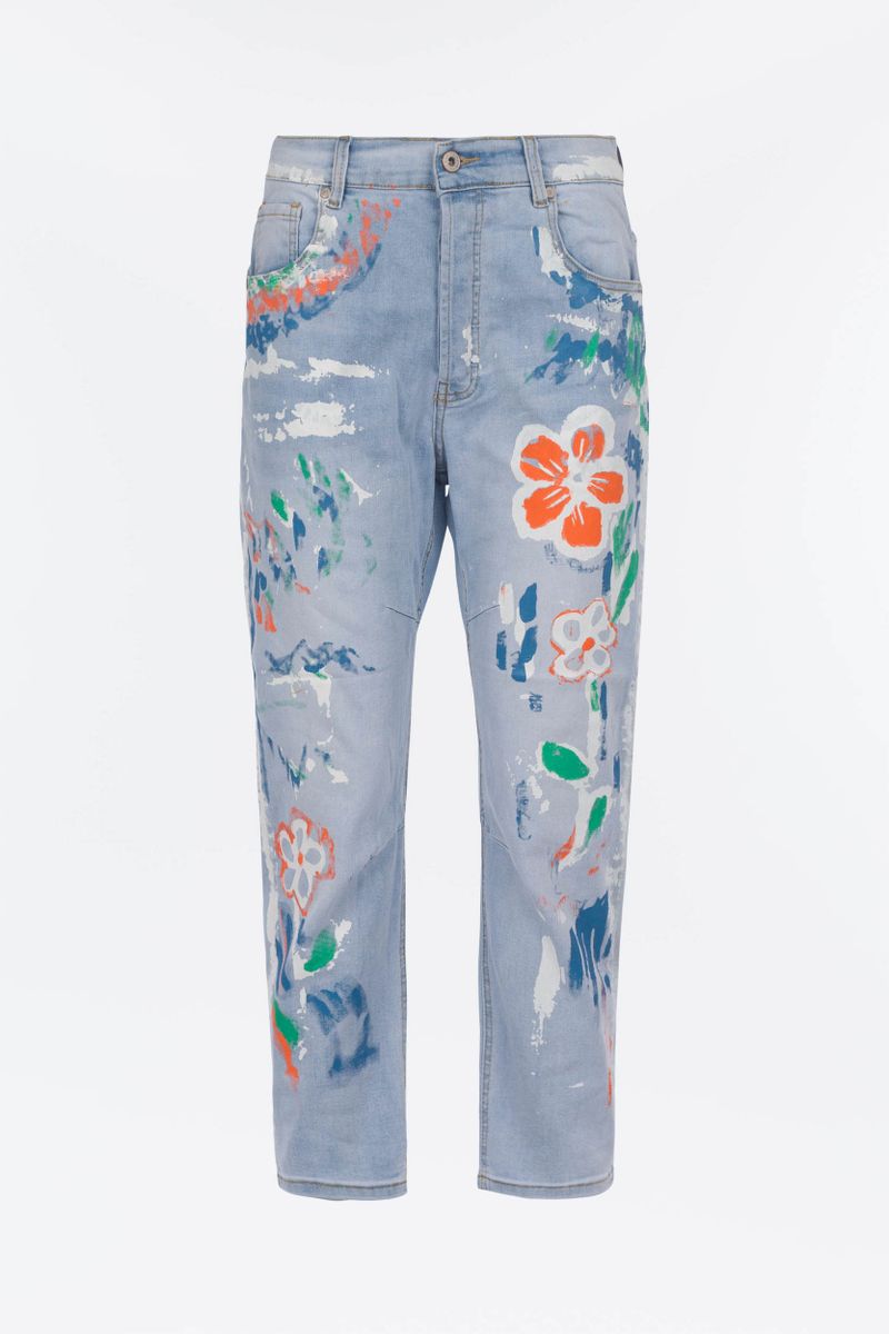 Jeans "Flower Print"