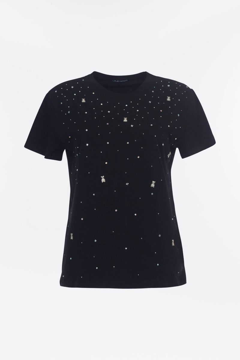 T-shirt met strass