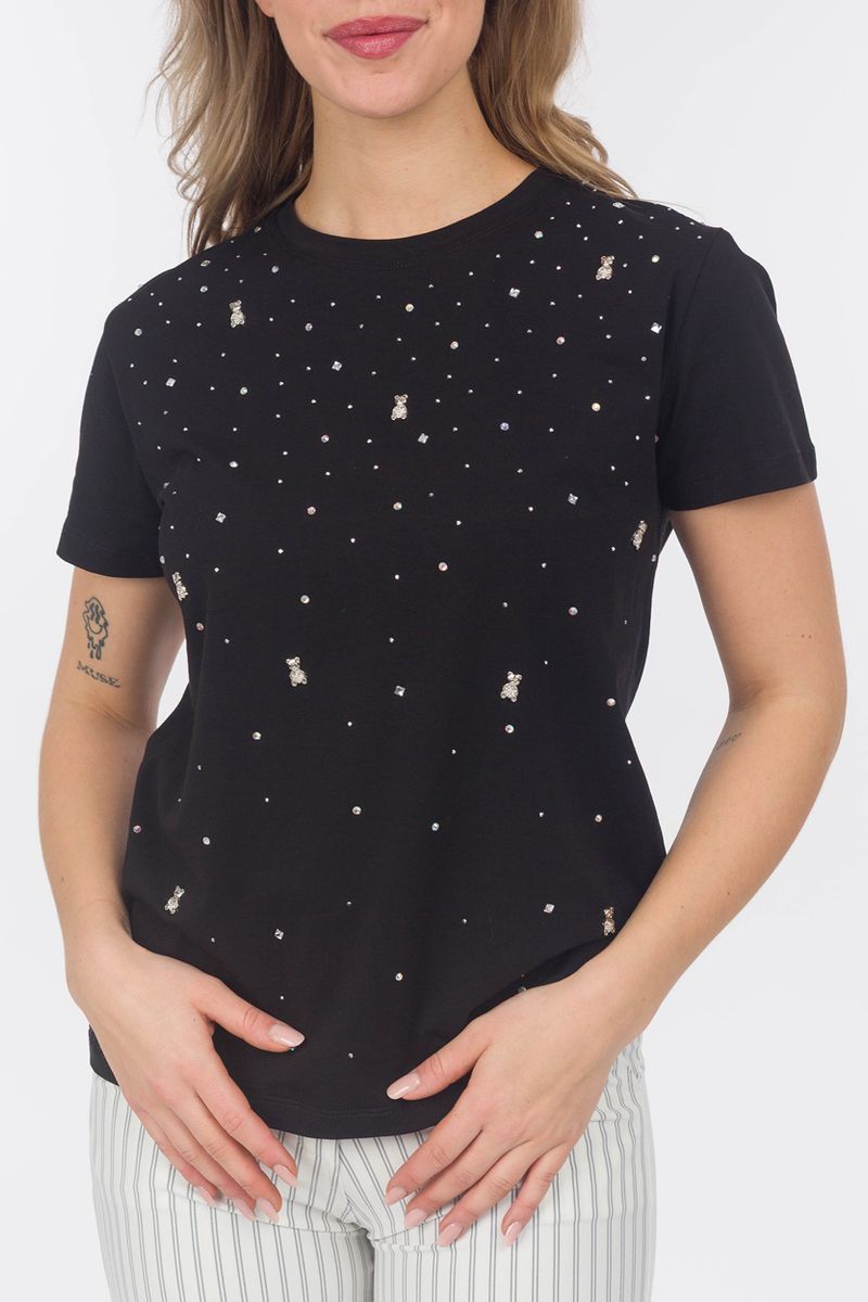 T-shirt met strass