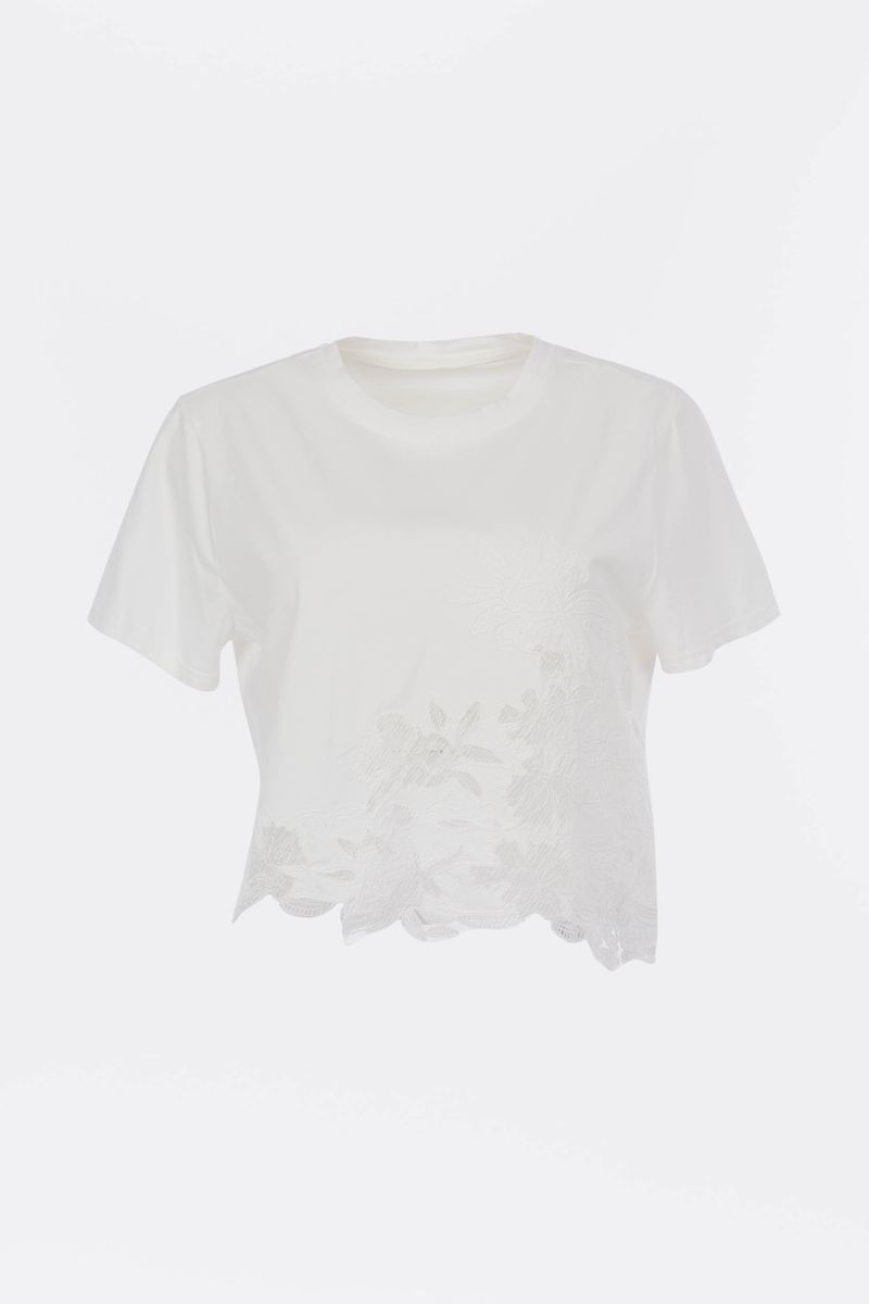 T-shirt met borduurwerk