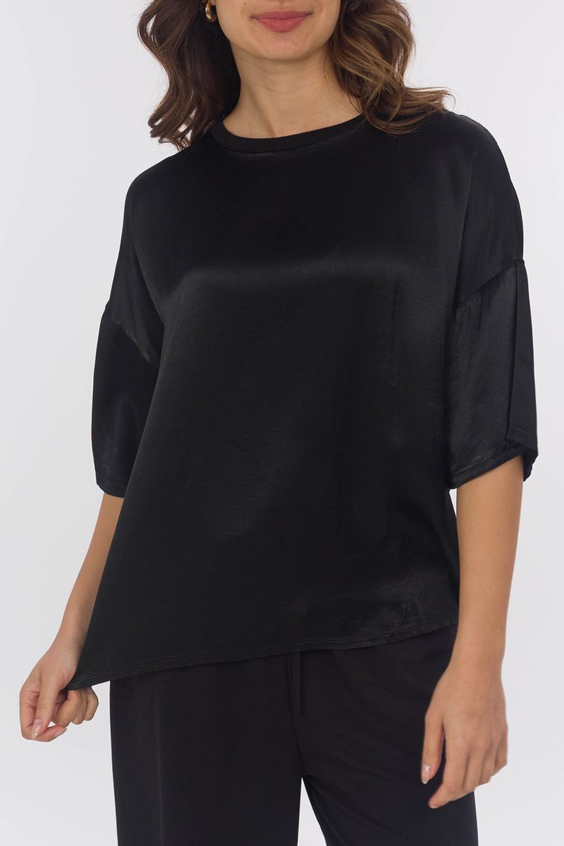 Seidiges Blusen-Shirt