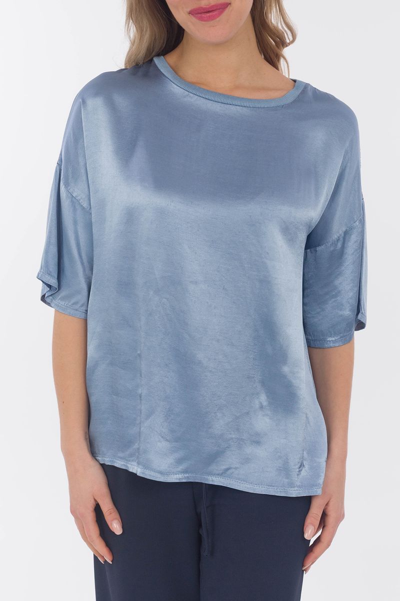 Seidiges Blusen-Shirt