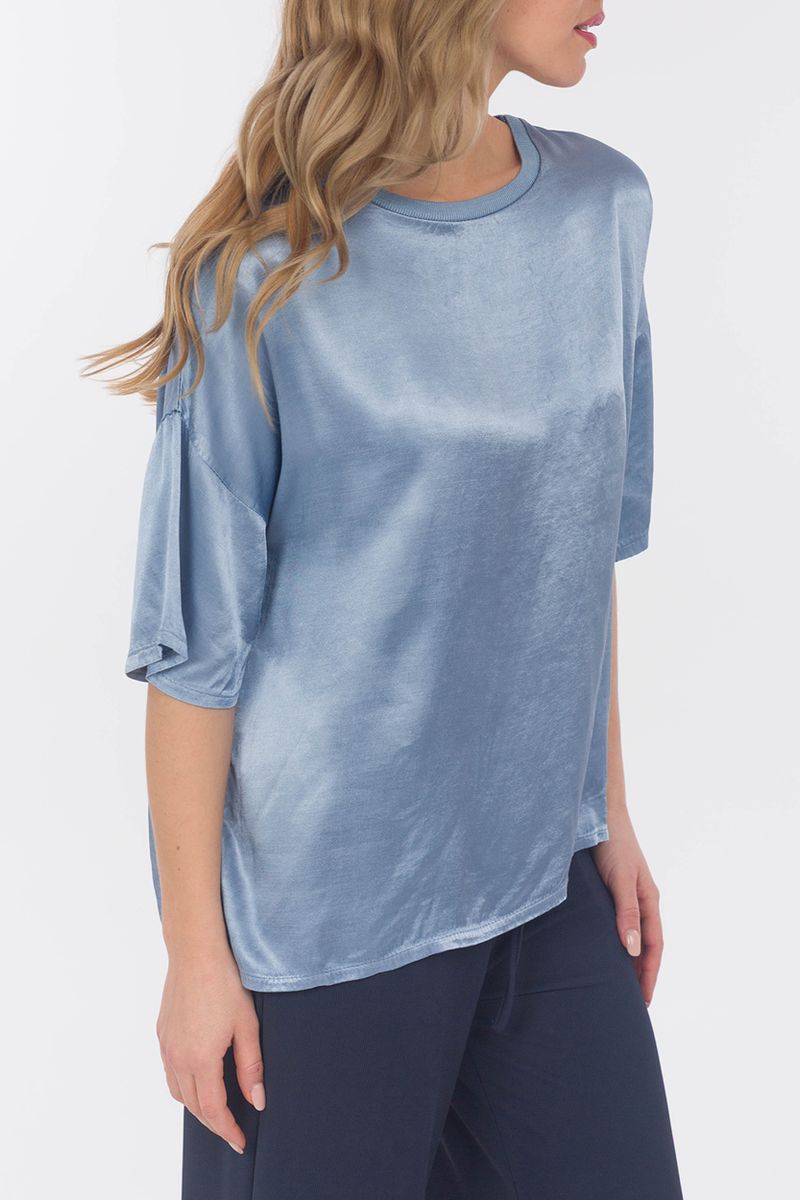 Seidiges Blusen-Shirt