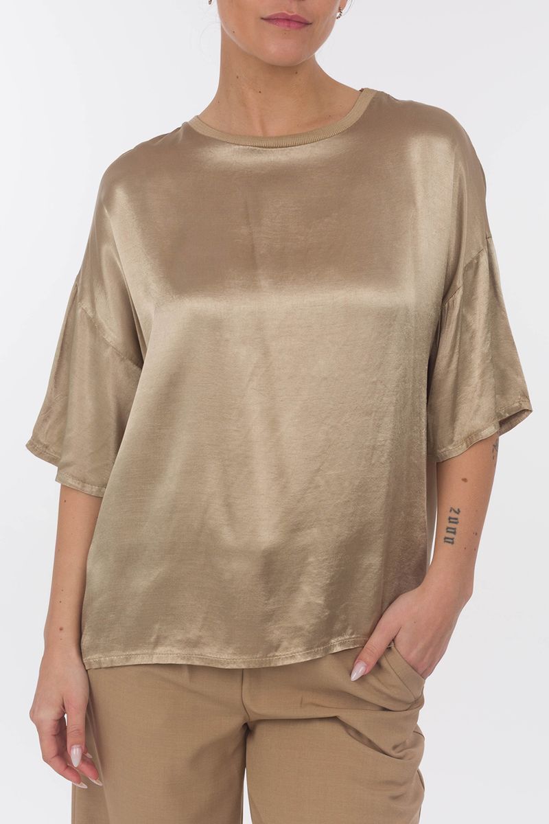 Seidiges Blusen-Shirt