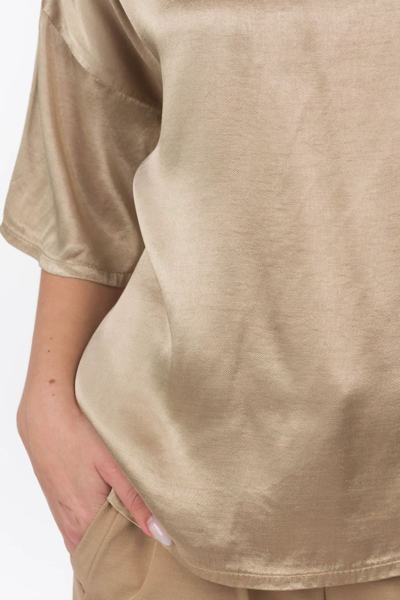 Seidiges Blusen-Shirt