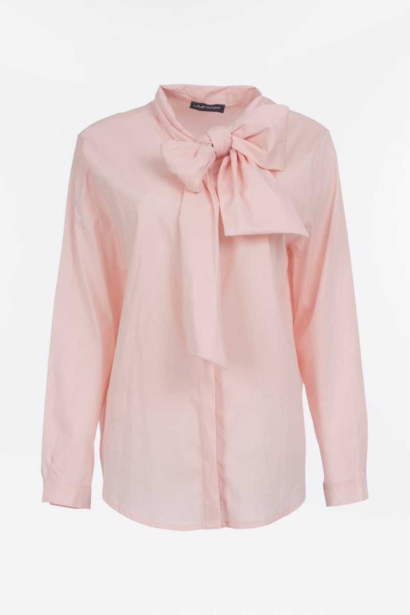 Schleifenbluse Uni