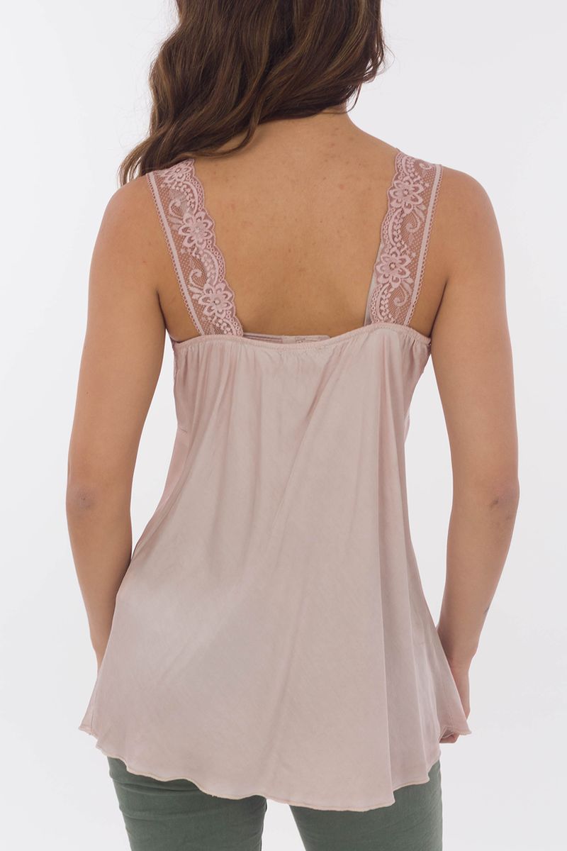 Top mit Spitze