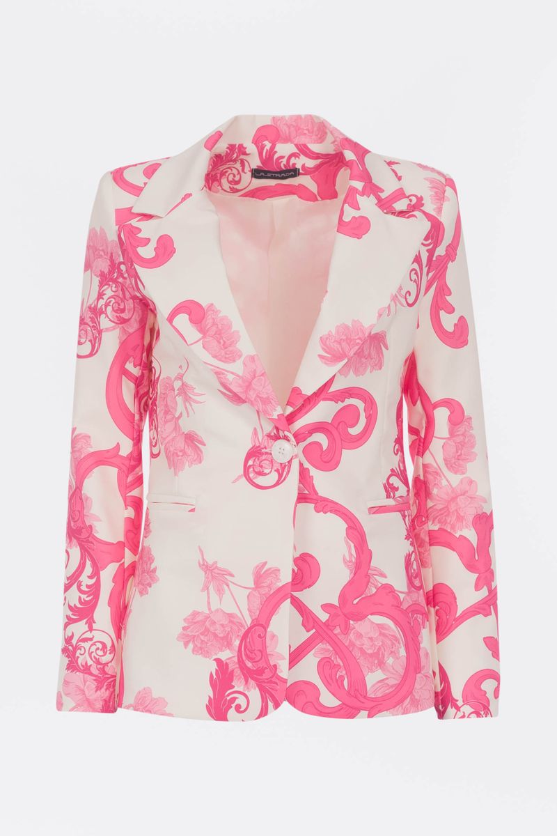 Eleganter Blazer im Paisley-Print