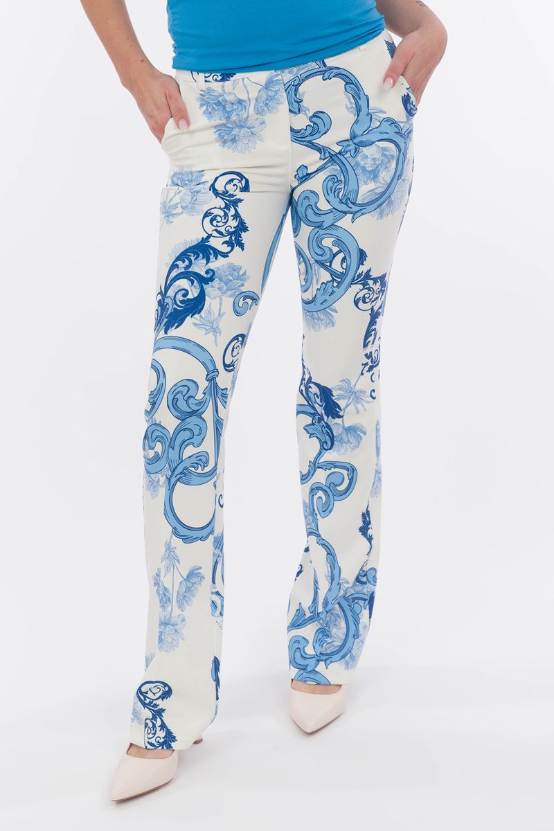 Weite Kombihose im Paisley-Print