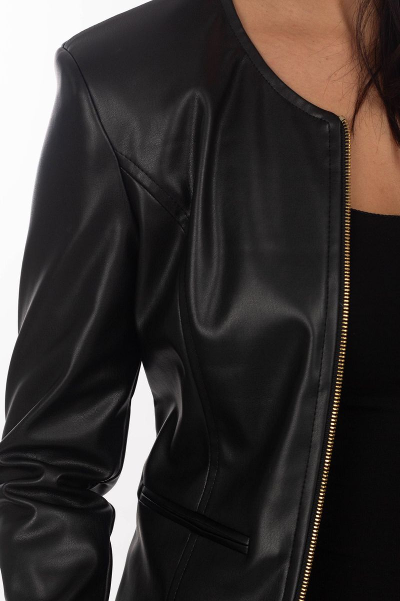 Veste en cuir courte