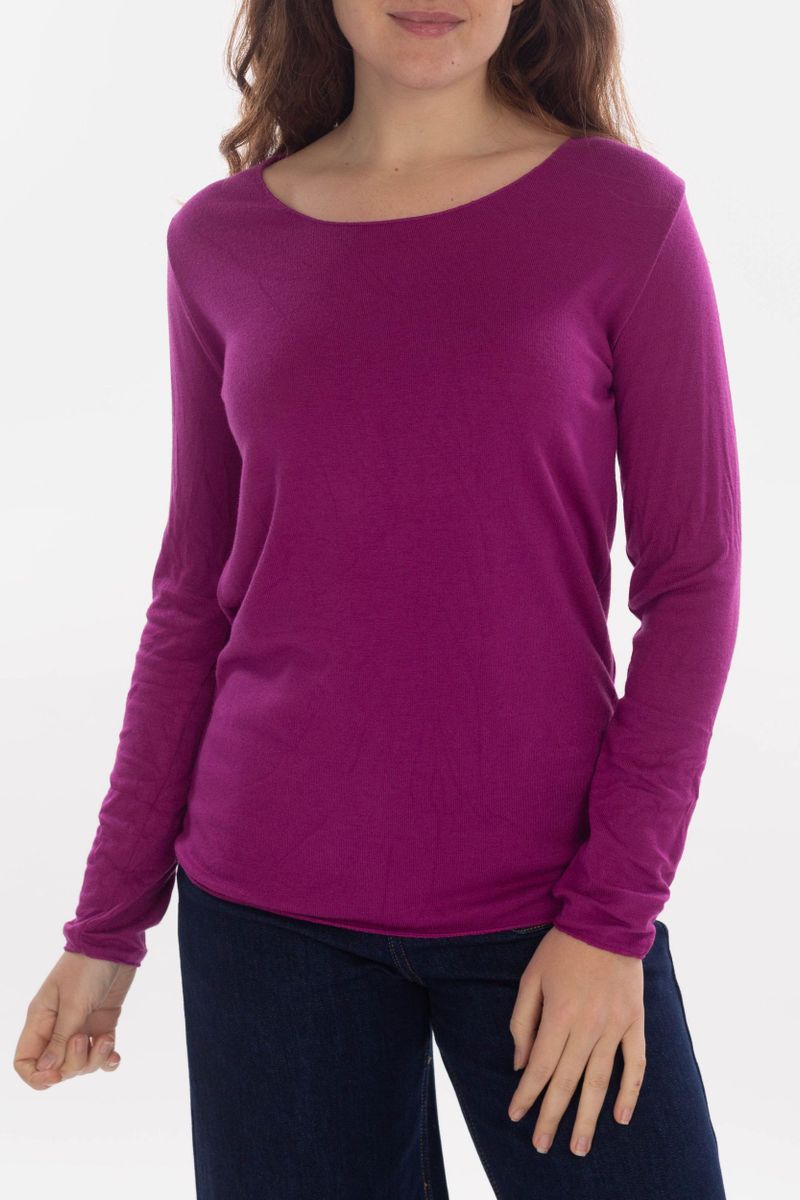 Lockeres Langarm-Shirt
