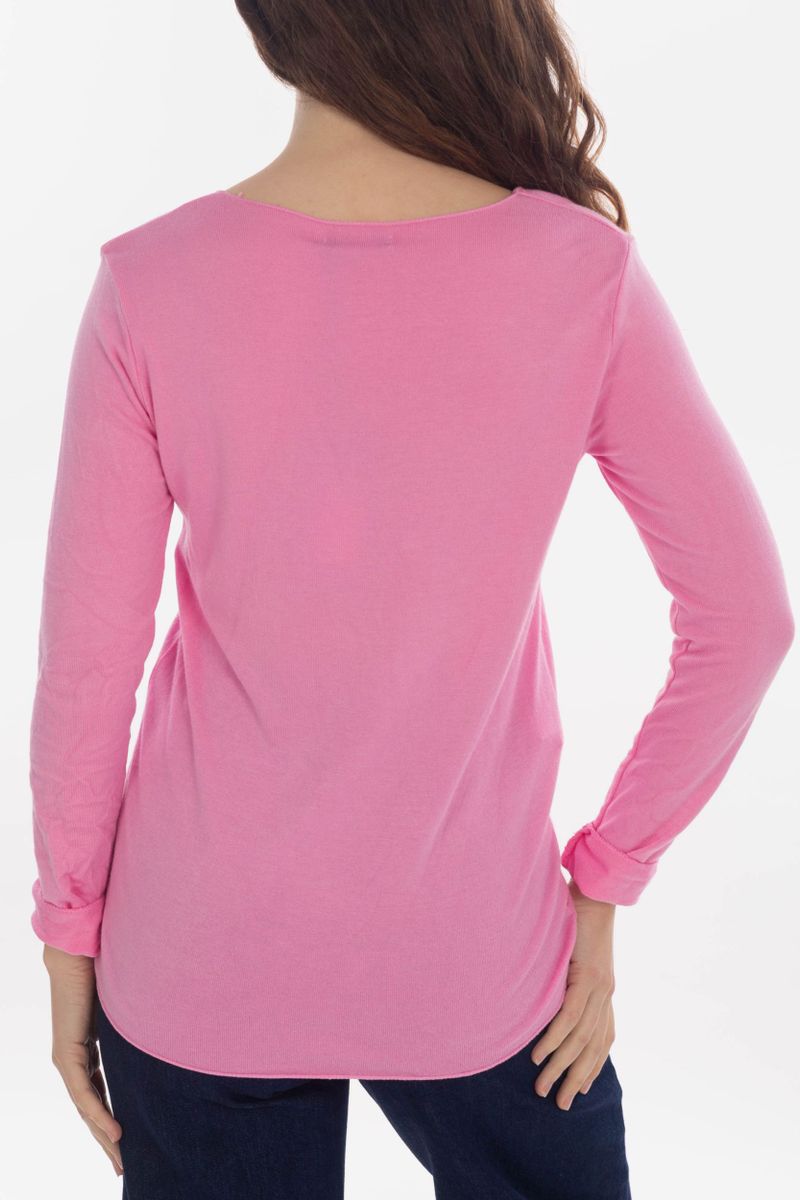 Lockeres Langarm-Shirt