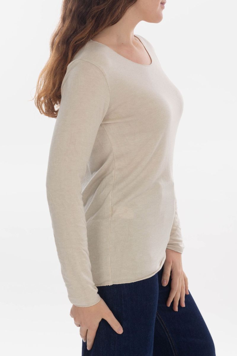 Lockeres Langarm-Shirt