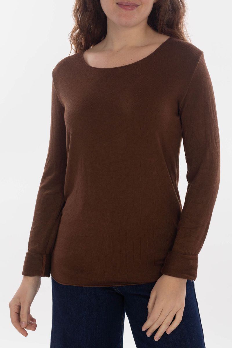 Lockeres Langarm-Shirt