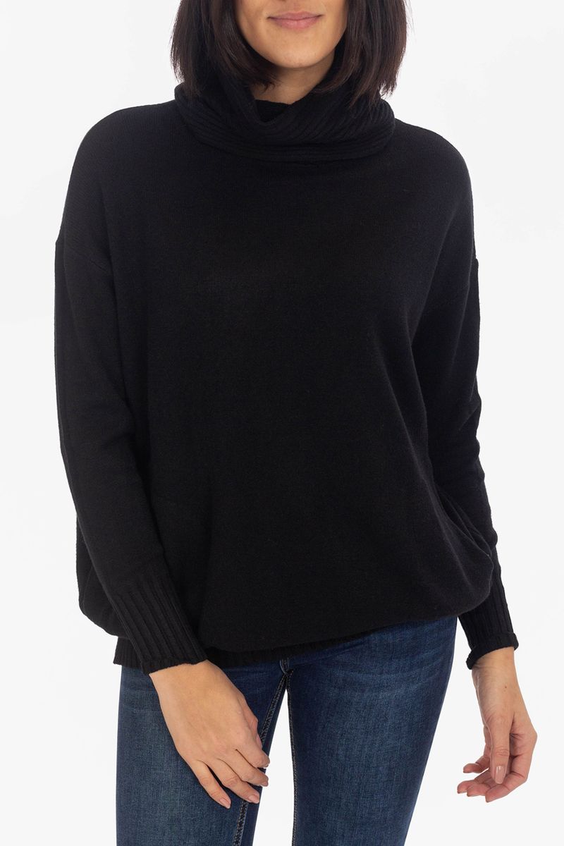 Lockerer Rollkragenpullover