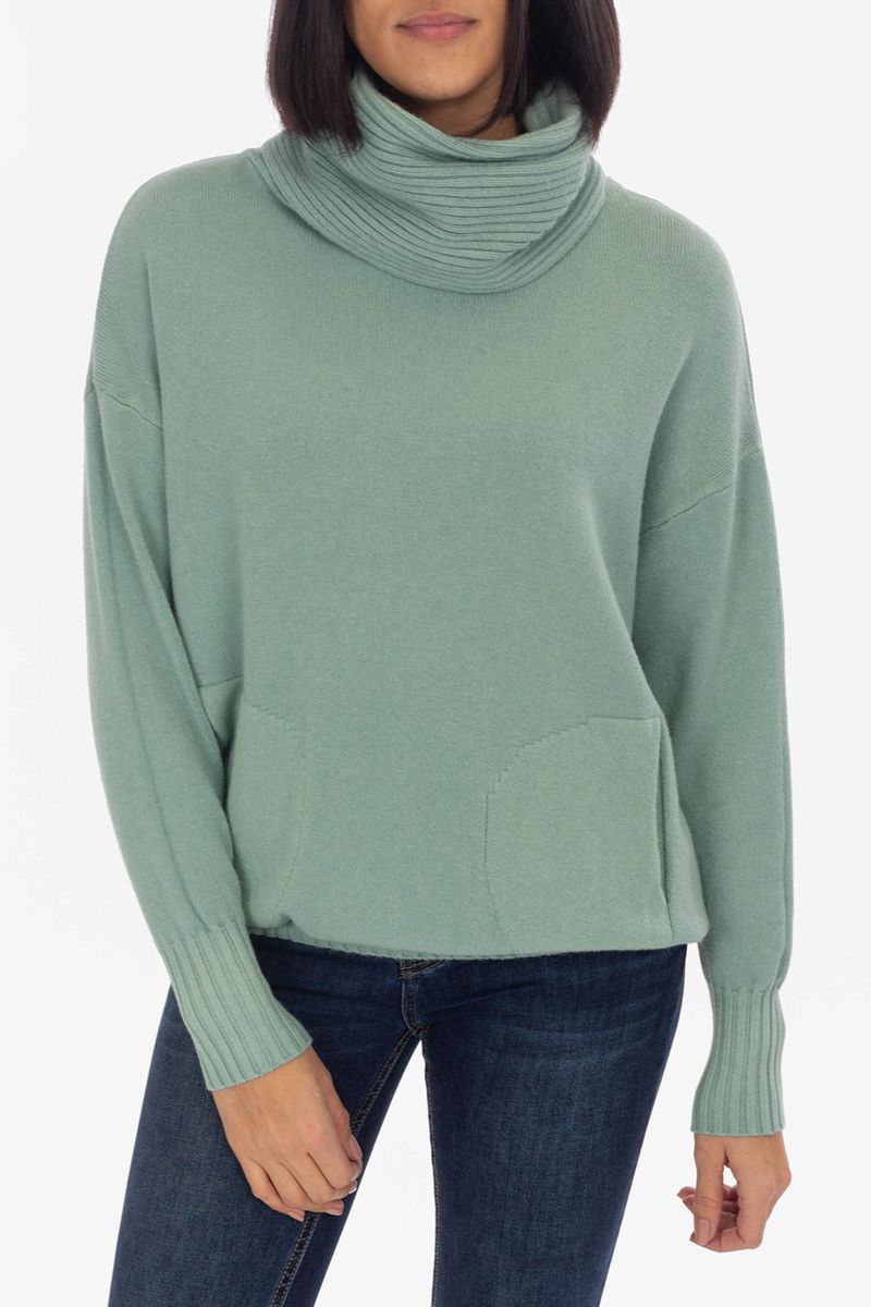 Lockerer Rollkragenpullover