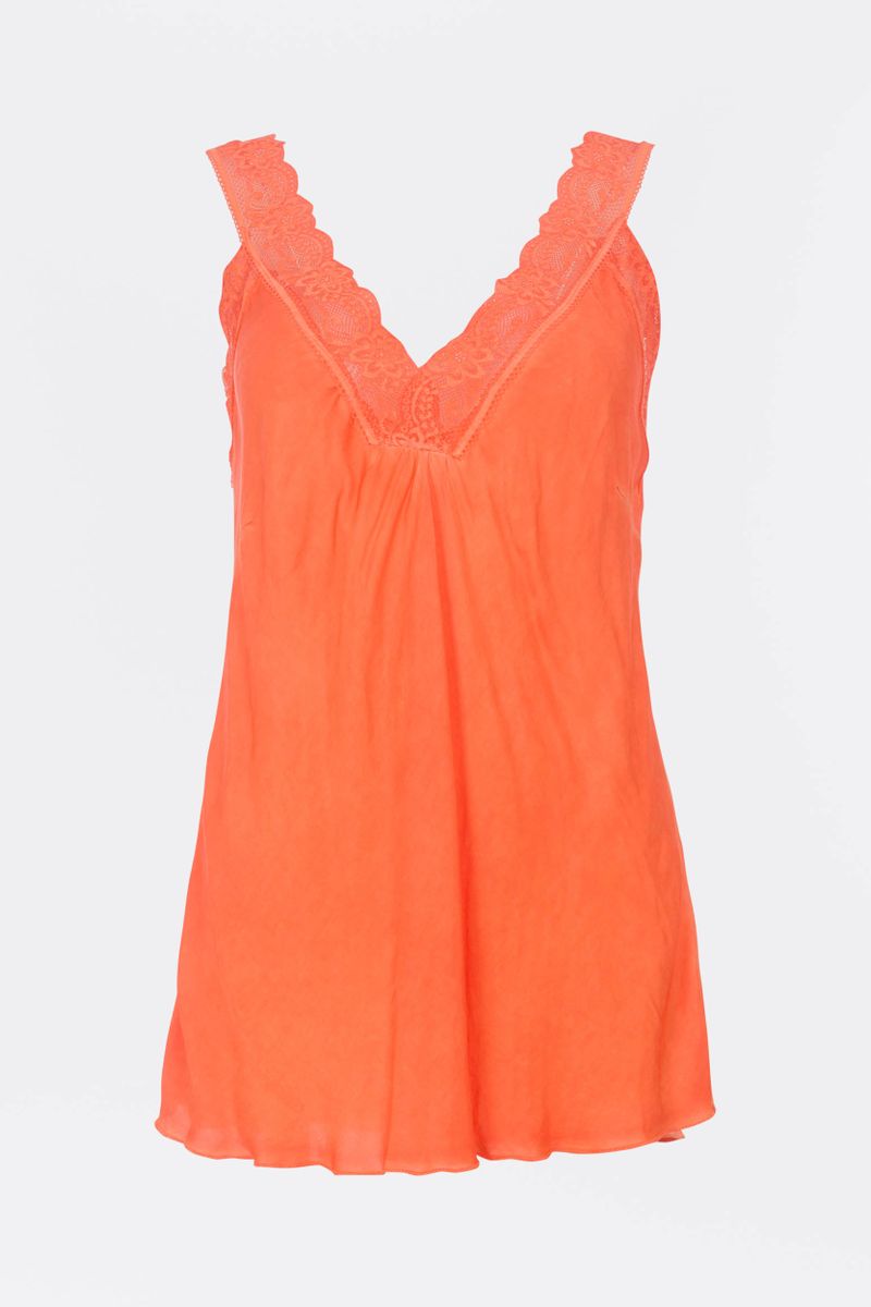 Top mit Spitze