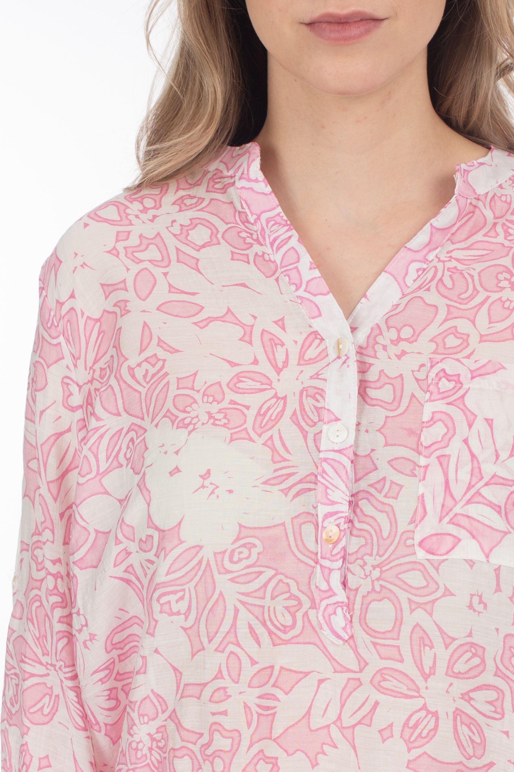 Bluse mit floralem Print - La Strada