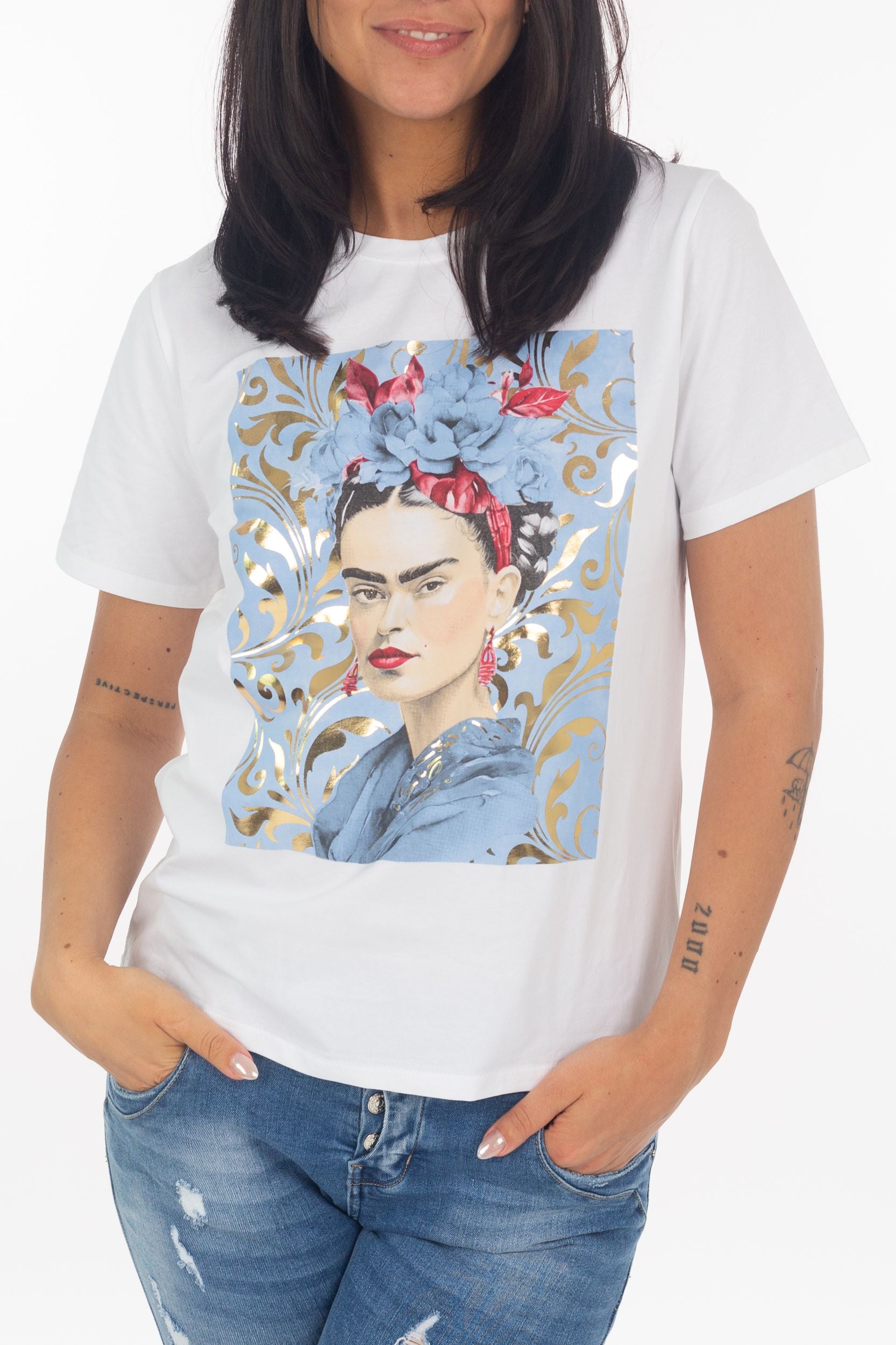 T-shirt met Frida Kahlo