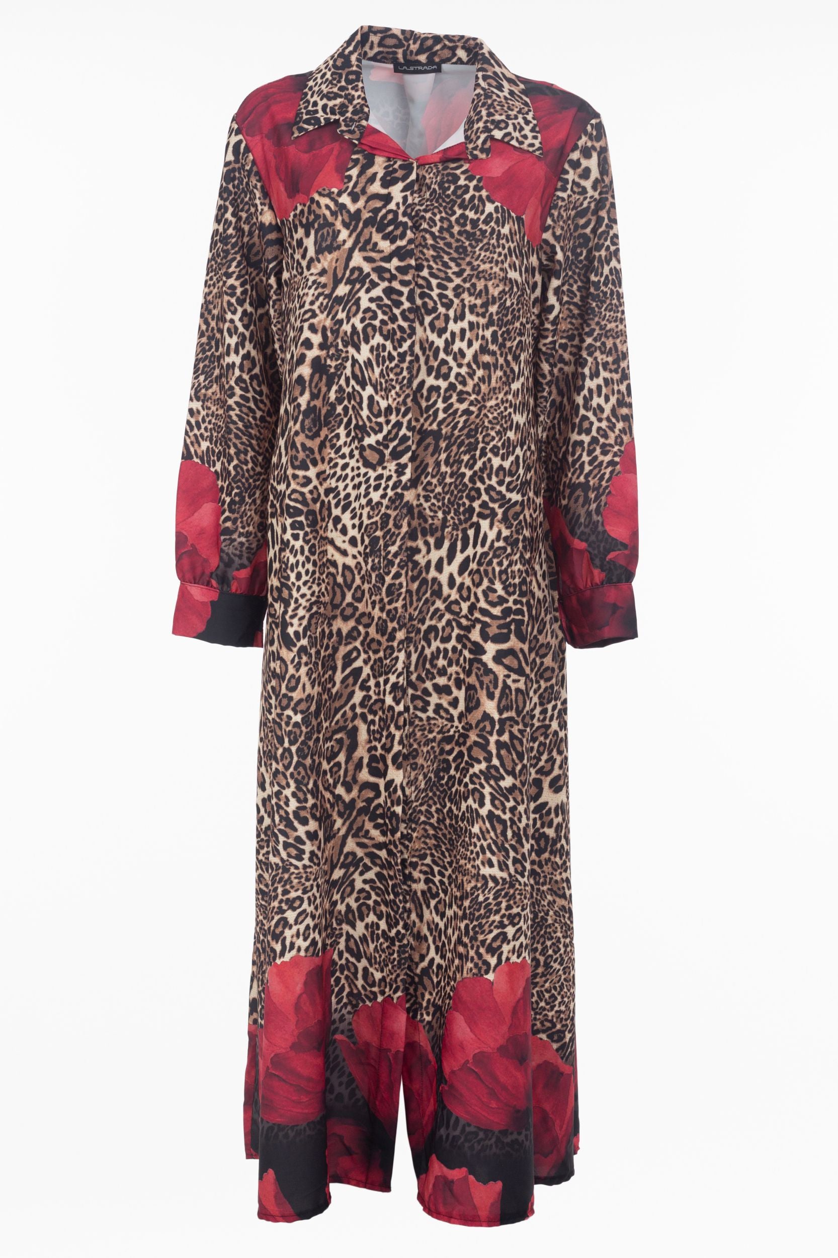 Maxi-robe avec Leo et l'impression de fleurs