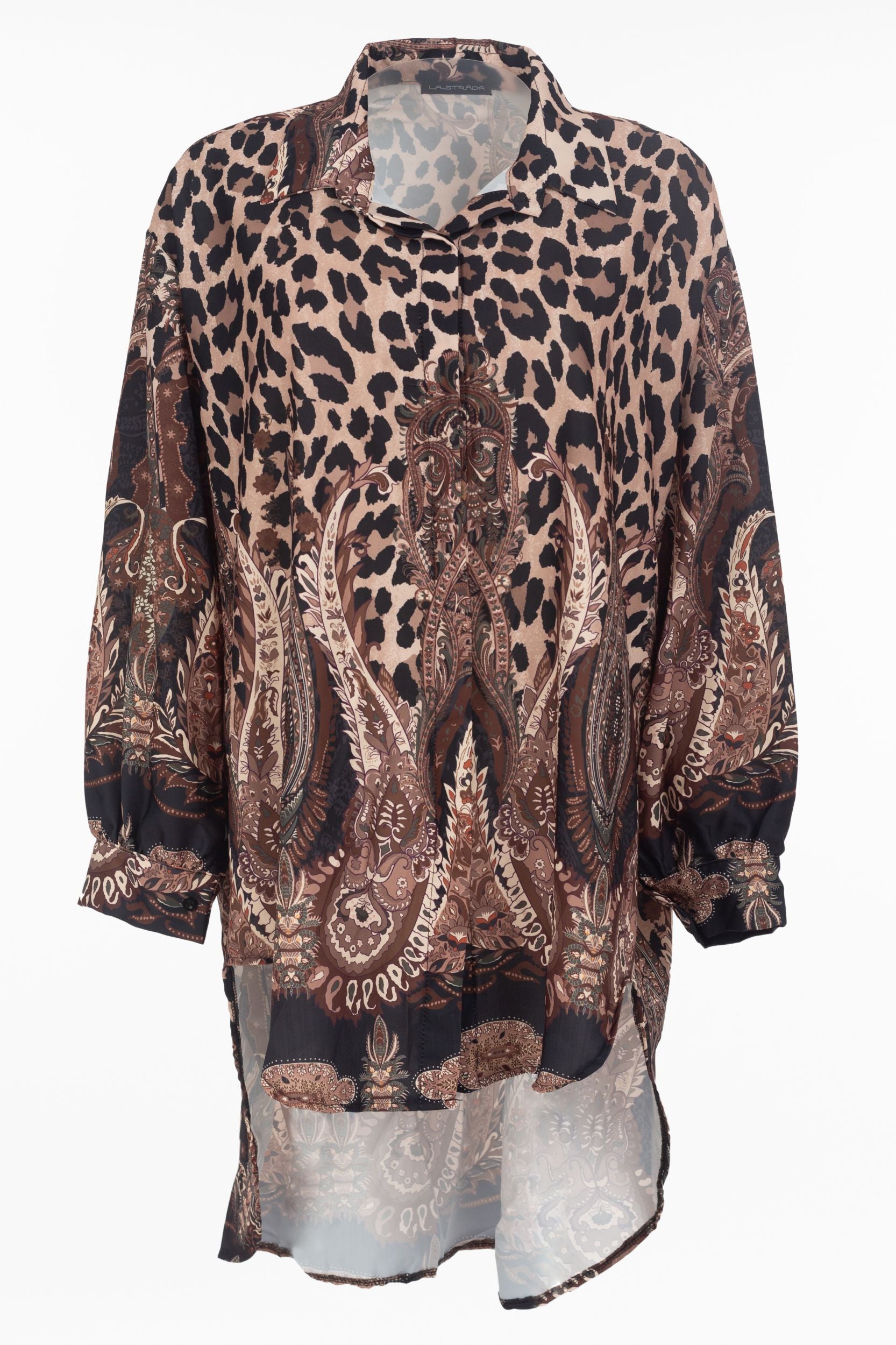 Blouse avec Leo et Paisley Motif