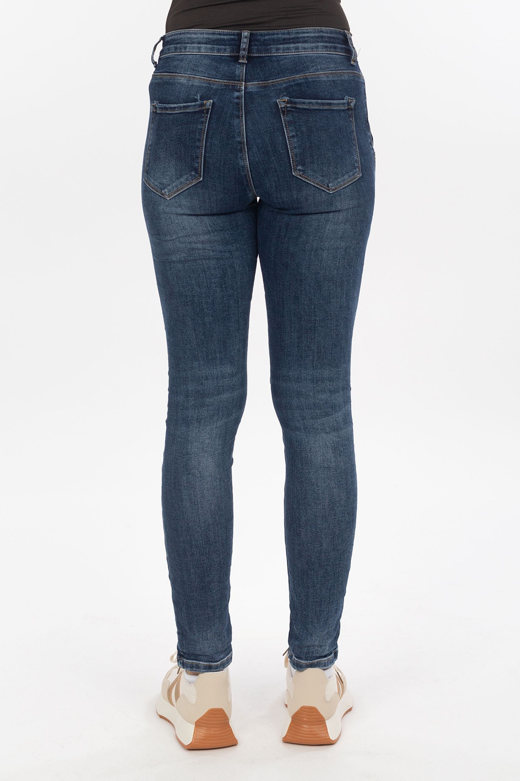 Jeans met ritszakken